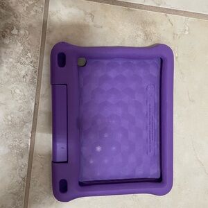 Purple Rugged Tablet Cover with Textured Design